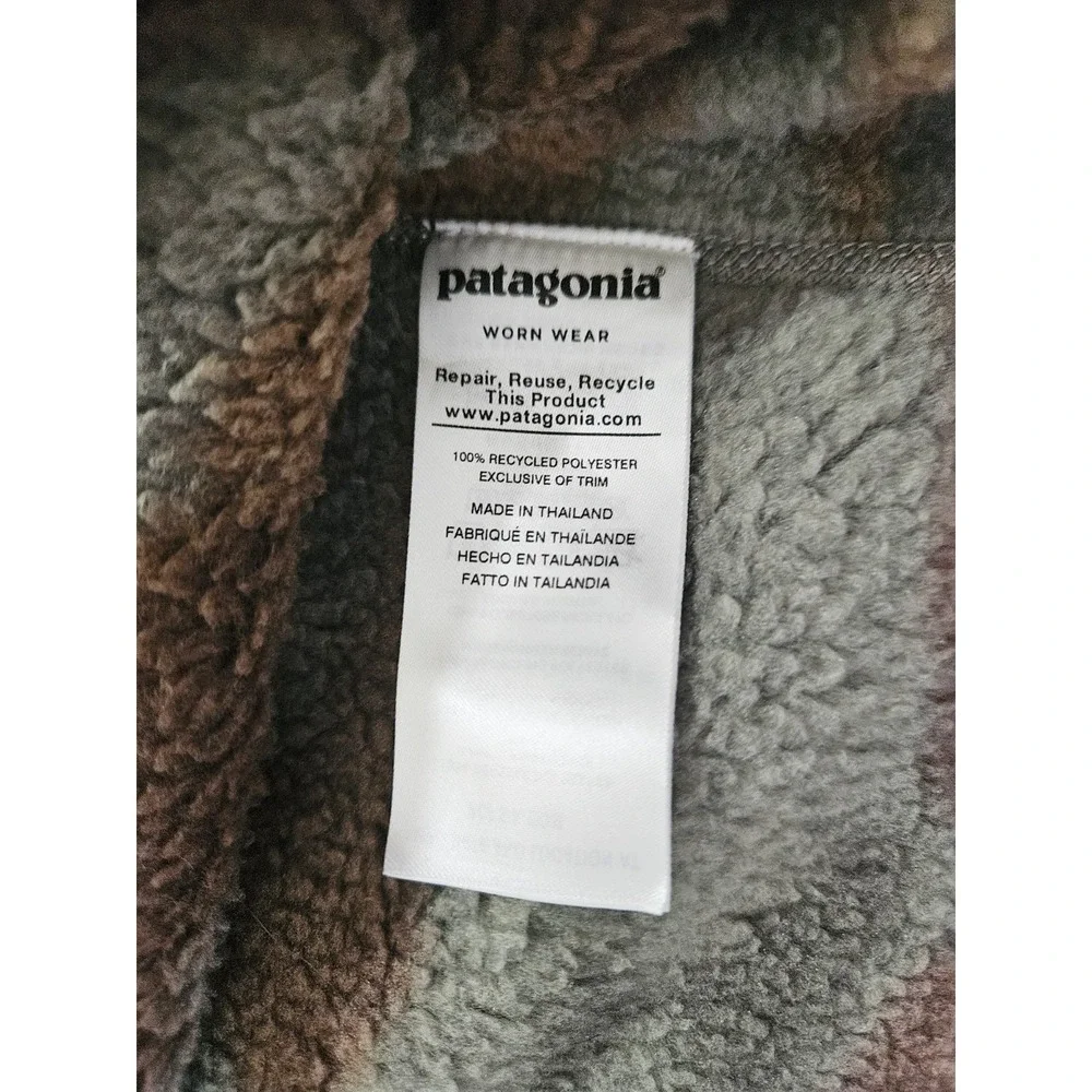 Patagonia Camouflage‎ Better Sweater Men's Small 1/4 Zip Pullover Fleece Sweater